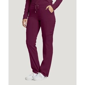 White Cross FIT Scrub Cargo Pant 397 XXS Wine